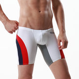 Men Swimwear Swimming Trunks Long Bikini Boxer Sea Swim Shorts