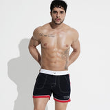 DESMIIT Bermuda Surf Beach Shorts Men Sea Swim Shorts