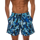 Mens Beach Shorts Quick Dry Bermuda Surfing Boardshorts Sea Swim Shorts