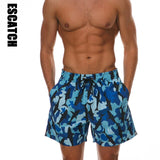 Mens Beach Shorts Quick Dry Bermuda Surfing Boardshorts Sea Swim Shorts