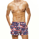 SEOBEAN Beach Shorts Men Boardshorts Board Sea Swim Shorts