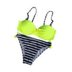 Wire Free green Women Sexy Bikini