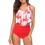 Backless Halter Beach Printed Swimwear