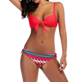 Swimwear Wire Free Fashion Sexy Women's Wear Beach Swimwear Print Bikini