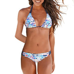 Two Piece Bathing Flower Bikini